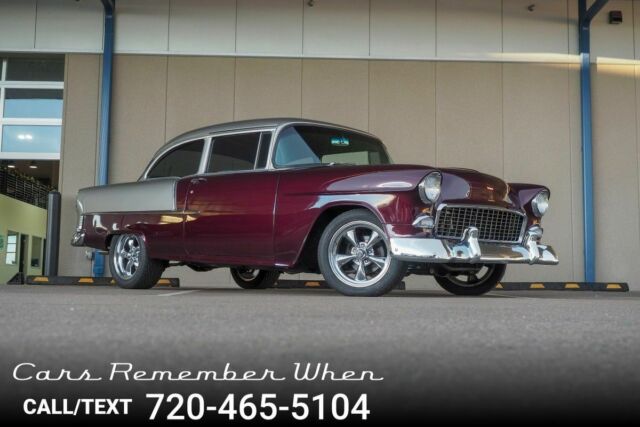 383 V8 Tremec 5-Speed Purple 1955 Chevrolet Bel Air/150/210 Restomod