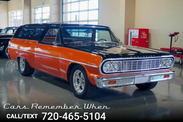 383ci Stoker Black 1964 Chevrolet Chevelle Wagon 2 Door Wagon 383 Stroker
