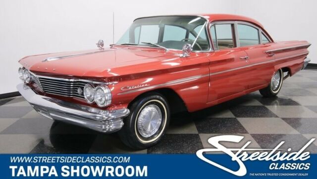 389 V8 3 SPEED AUTOMATIC POWER BRAKES ORIGINAL CORONADO RED READY TO CRUISE 1960 Pontiac Catalina Sedan