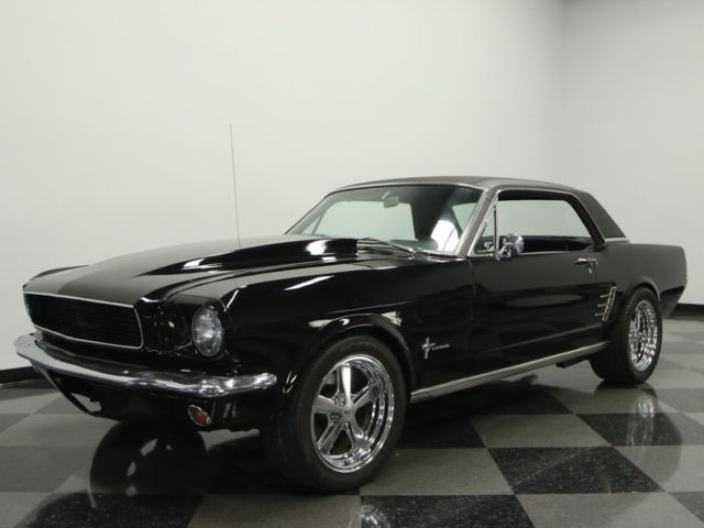 390 BB V8, C6 AUTO, HEIDTS SUSP., 9" FORD POSI REAR, 4 WHL DISCS, A/C, BAD BOY!! 1966 Ford Mustang