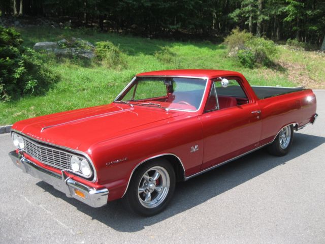 396 V8 BIG BLOCK 700R4 AUTO TRANS PRO TOURING TRUCK DISC BRAKES AIR COND LEATHER 1964 Chevrolet El Camino