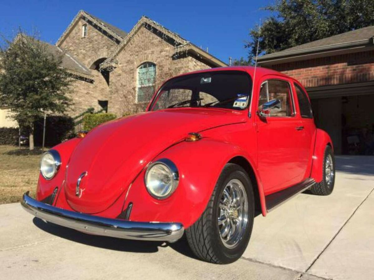4 Cylinder Manual 2 wheel drive | Three owners | Broussard, LA 1969 Volkswagen Beetle - Classic CUSTOM EXTERIOR COLOR Dodge Viper Red