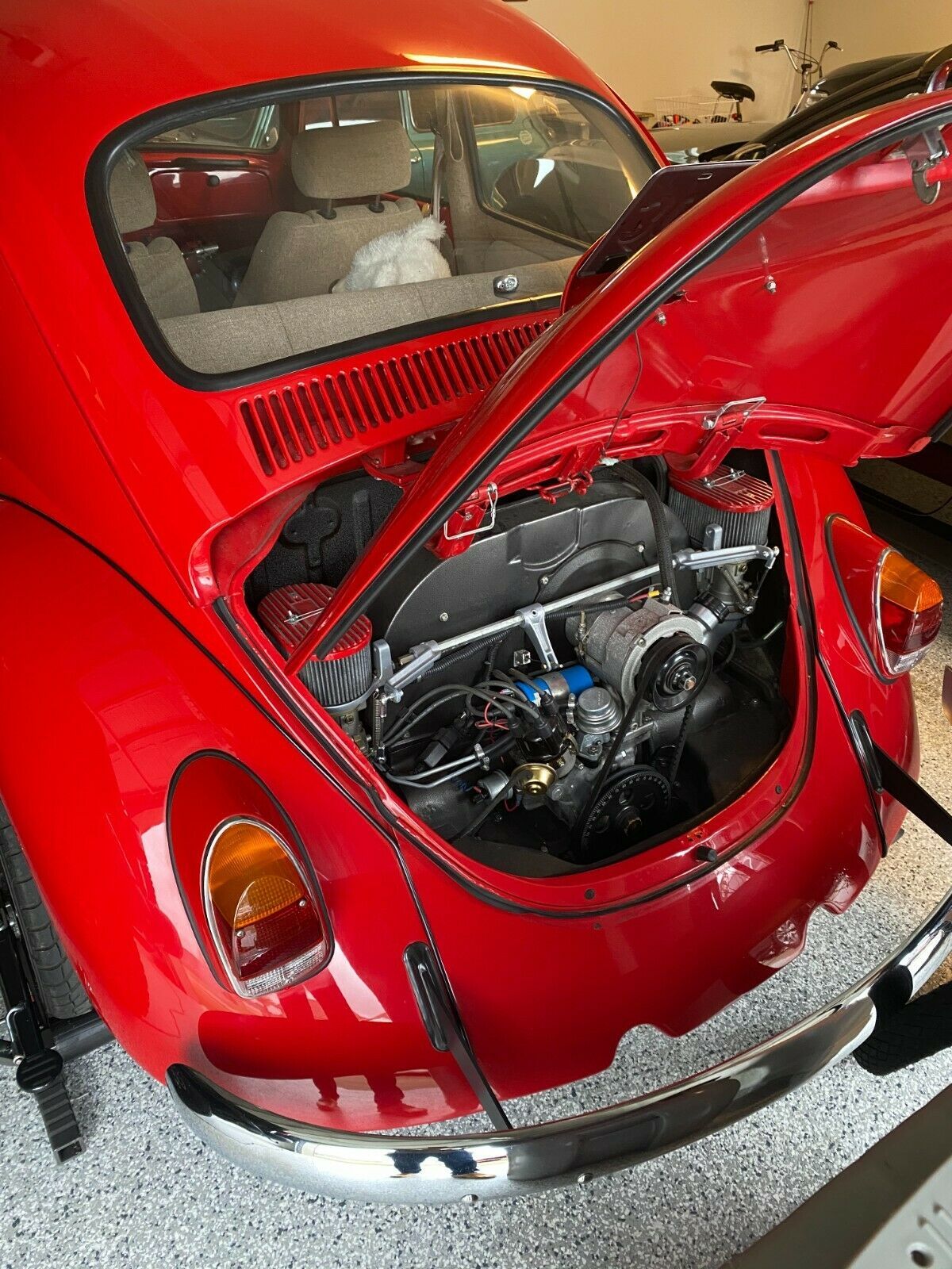 1969 Volkswagen Beetle - Classic CUSTOM EXTERIOR COLOR Dodge Viper Red - photo 12