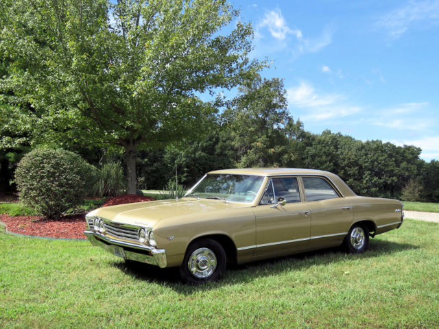 4 Door Sedan, 42325 Miles, Garage Kept, Near Perfect Condition for 50 years old 1967 Chevrolet Chevelle 4 door sedan