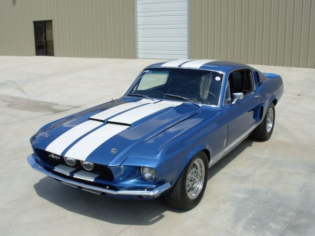 4-speed, inboards, Acapulco blue/black, SAAC Reg, Marti Rpt 1967 Shelby GT350 Fastback