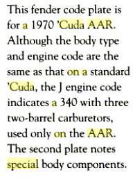 1970 Plymouth Barracuda AAR CUDA 340 SIX PACK - photo 3