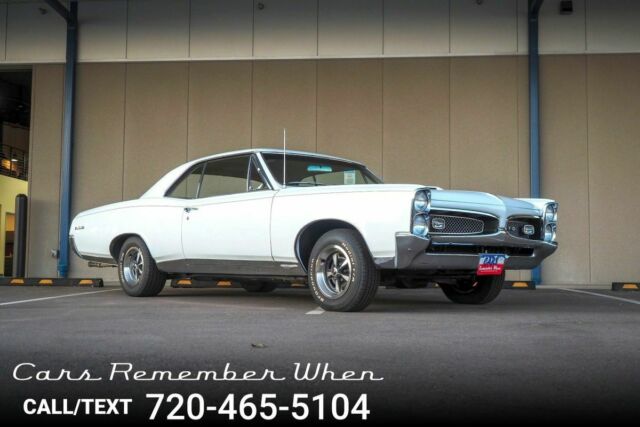 4-speed White 1967 Pontiac GTO Fully Restored