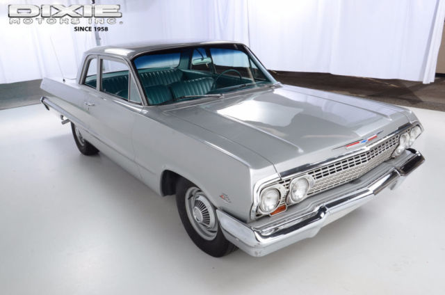 409 V8 X code 2 4 Barrels 4 speed 2 door post 1963 Chevrolet Bel Air/150/210 409 Hump Head 2-4's 4 Speed