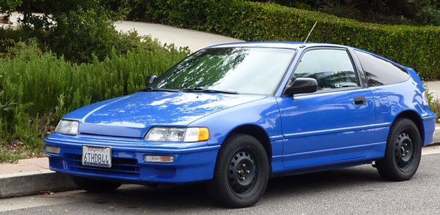 40mpg sports coupe classic 1991 Monocolor--gotta love blue 1991 Honda CRX