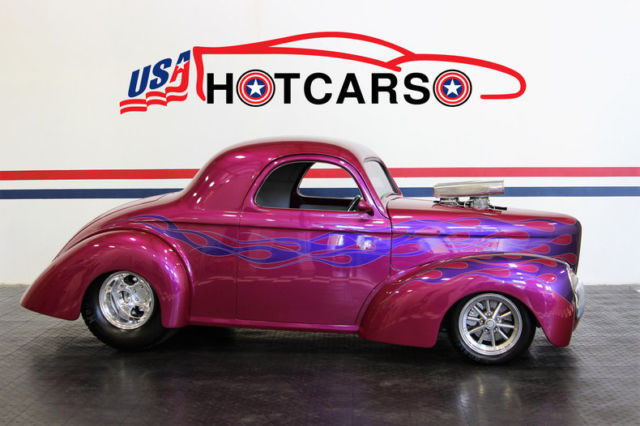41 Willys Coupe- Blown Big Block, Tubbed, Air Conditioning, and Beautiful Paint! 1941 Willys Coupe --