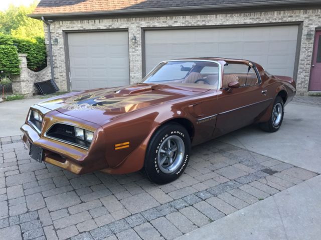 41,000 ORG. MILE ORG. PAINT 4 SPEED T TOP TRANS AM 1978 Pontiac Trans Am TAN