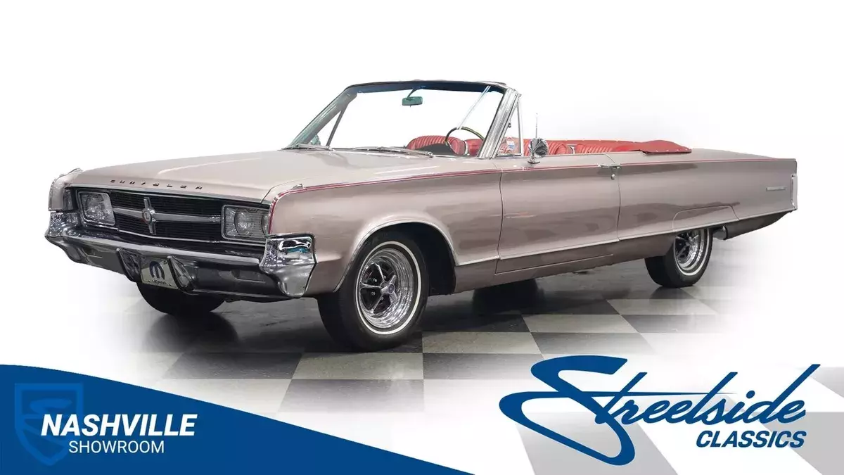 413ci motor new power top super cool 300L convertible 1965 Chrysler 300L Convertible