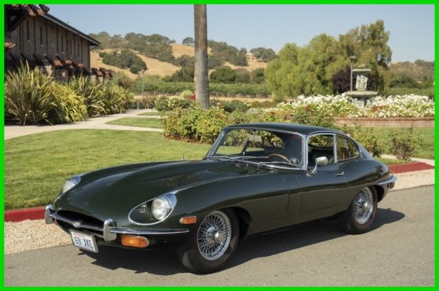4.2 LITER ETYPE COUPE ORIG BRITISH RACING GREEN #MATCH GARAGED LOW MILES SOLID! 1969 Jaguar E-Type 4.2 liter Series 2 Coupe