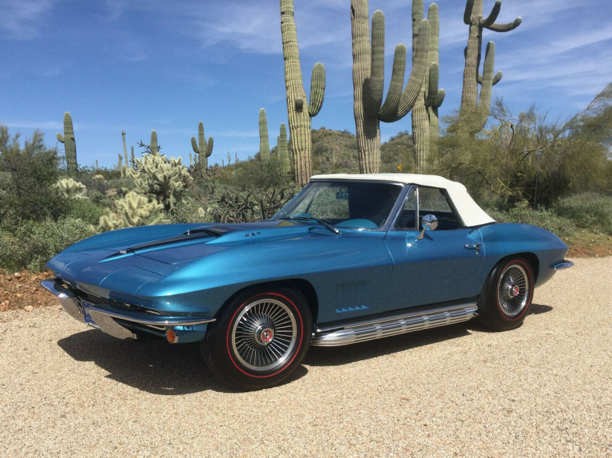 427-435 HP, tank sticker, body-off restoration. 1967 Chevrolet Corvette "L71" 427-435 HP Convertible