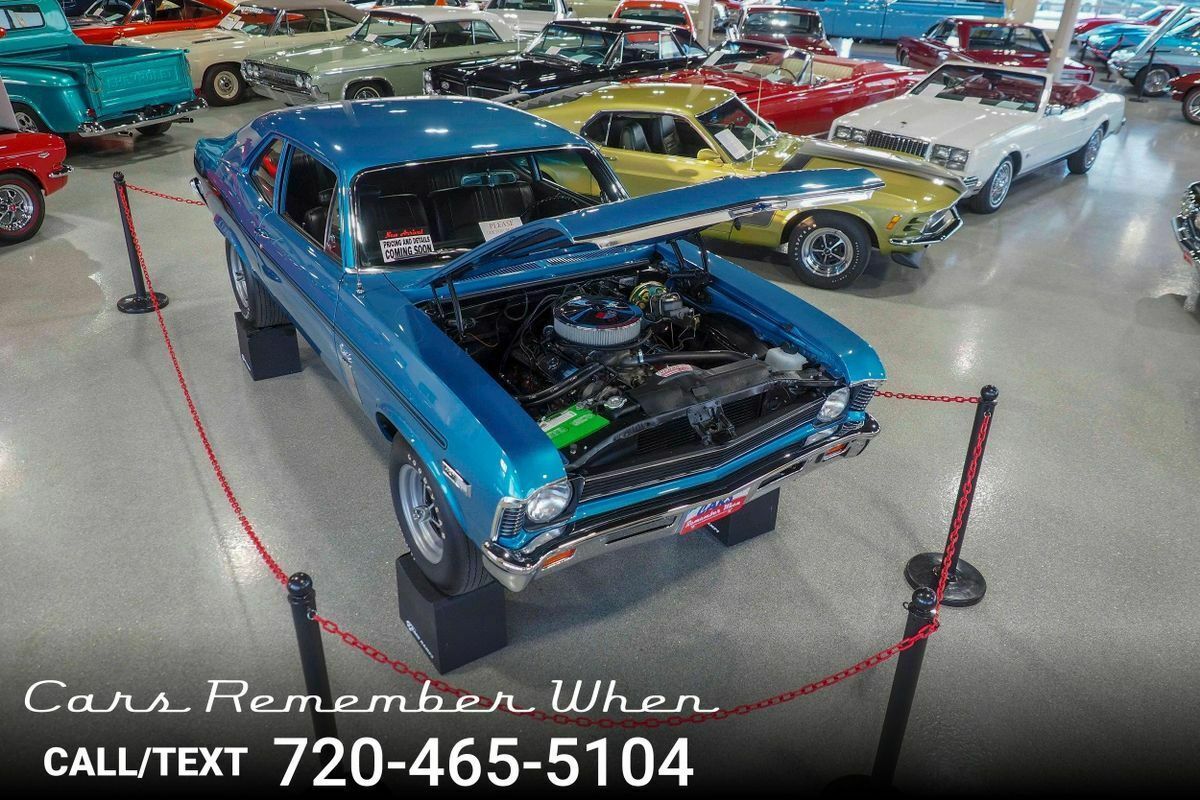 427 Big Block V8 4-Speed Muncie Blue 1969 Chevrolet Nova Yenko Tribute IN-HOUSE ROTISSERIE NUT & BOLT R