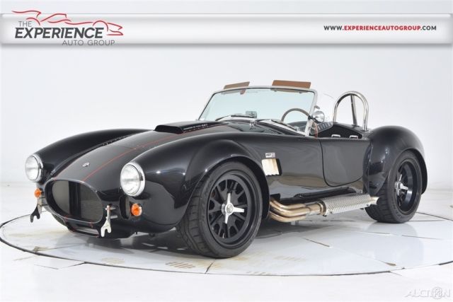 427 CID V8 450 HP Tremec T5 5-Speed Black Magic Ghost Red Stripes Books Keys 1965 Shelby Cobra Cobra Backdraft Racing BDR Roadster