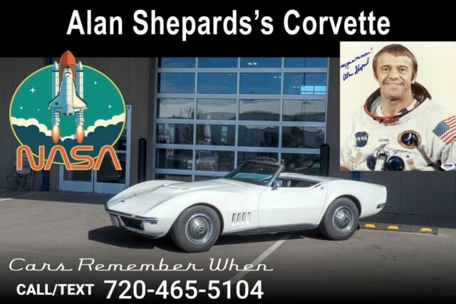 427/435hp L89 V8 4-speed White 1968 Chevrolet Corvette Alan Shepard Alan Shepard's Corvette