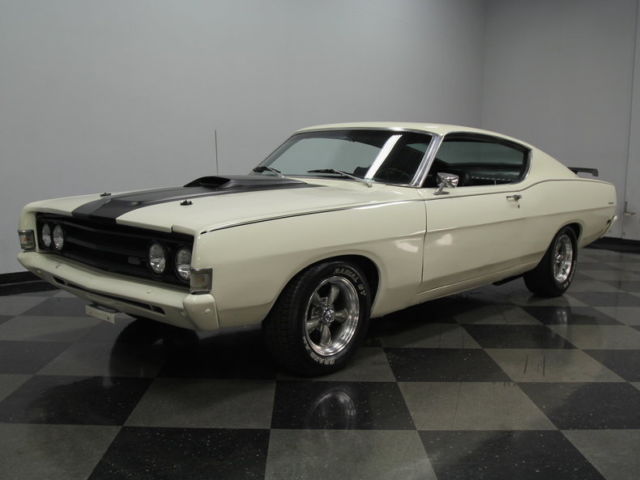 429 V8, D1VE-AA BLOCK, AUTO, REV WHEELS, 3" X-PIPE EXHAUST, TRUE GT, AFFORDABLE! 1969 Ford Torino GT