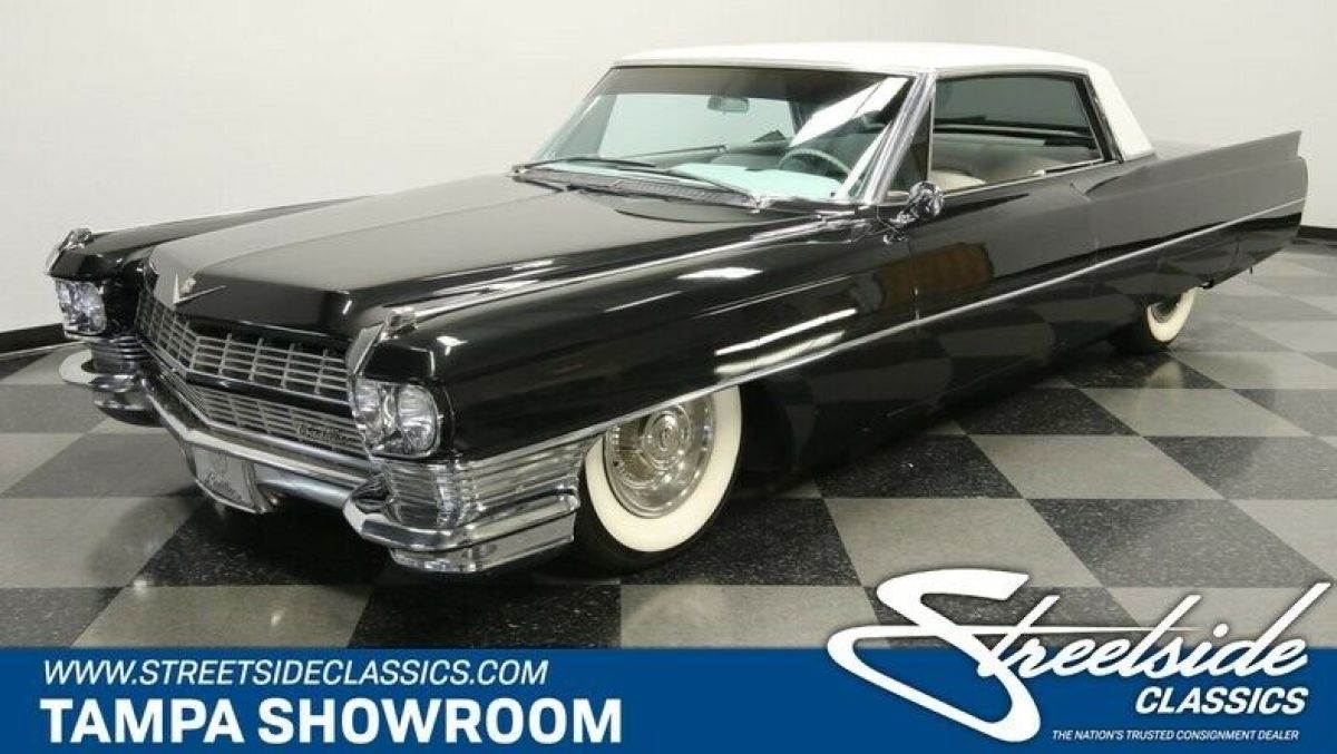 429 V8 TH400 P/S P/B R-12 A/C AIR RIDE SUSPENSION DOOR POPPERS P WINDOWS 1964 Cadillac DeVille