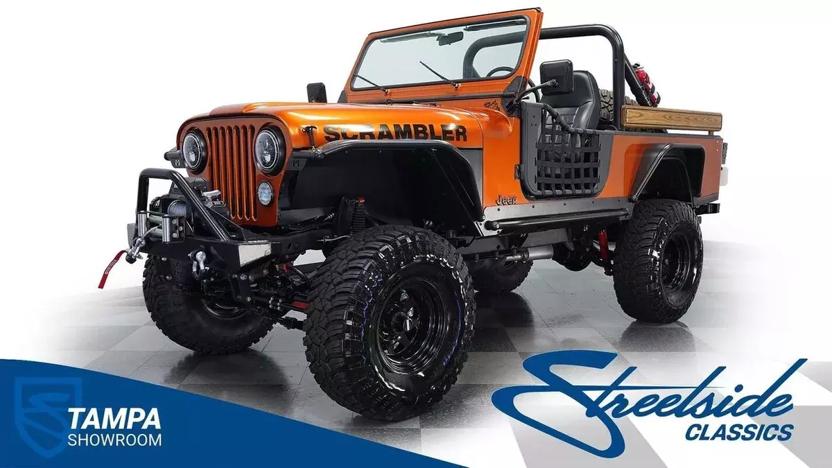 4.2L INLINE 6 4 SPEED MANUAL POWER FRONT DISC TONS OF UPGRADES HARD TOP/DOORS AW 1983 Jeep CJ Scrambler