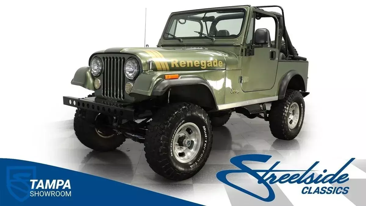 4.2L INLINE 6 FUEL INJECTION 4 SPEED MANUAL COLD A/C METAL DOORS SOFT TOP CUSTOM 1983 Jeep CJ