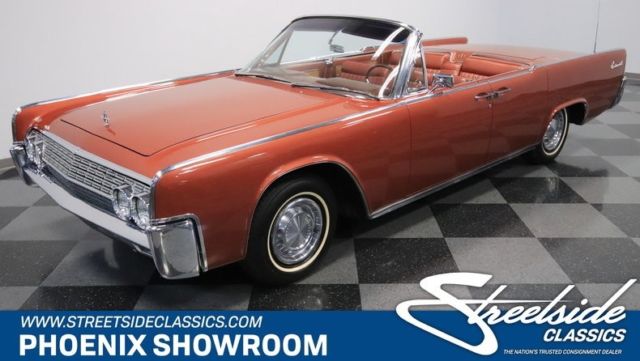 430 MEL V8, AUTO, PB, PS, CLEAN FACTRY CORRCT CHESTNUT COLOR, GR8 LINCOLN DRPTOP 1962 Lincoln Continental --