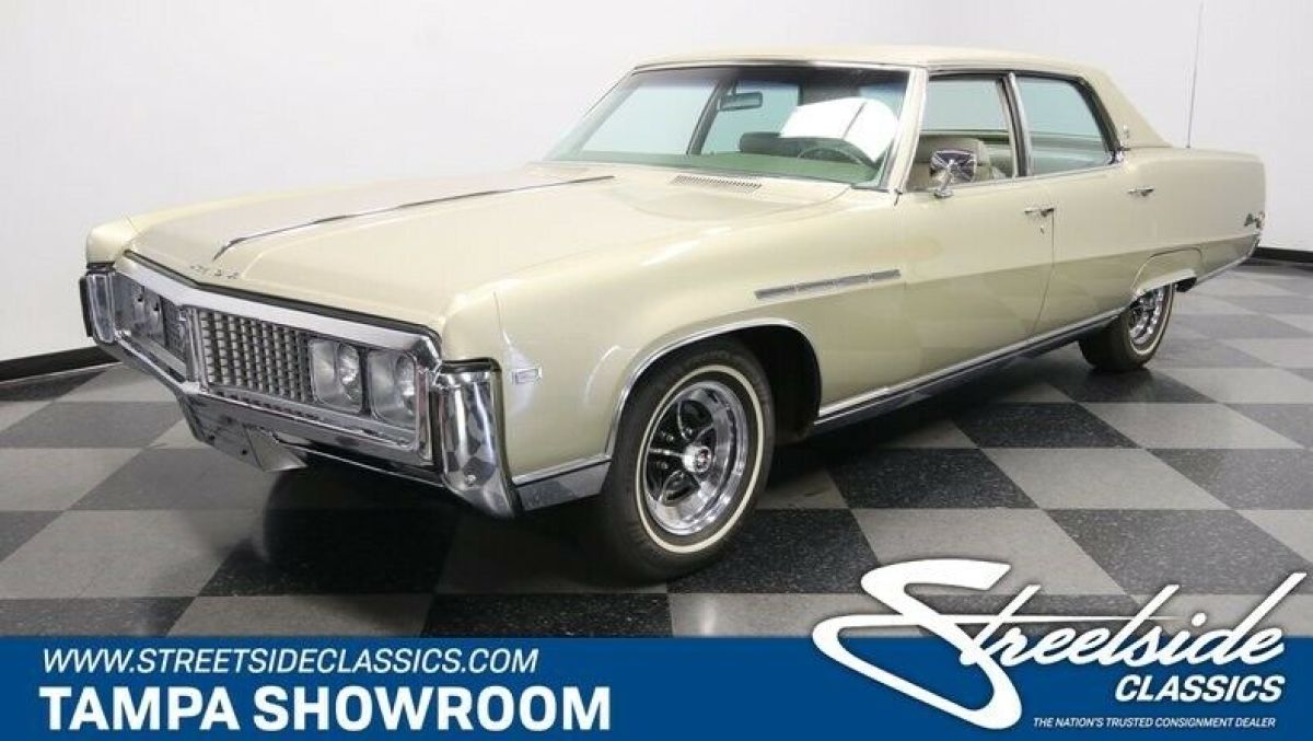 430 V8 TH400 P/S P/B COLD R-134A A/C ORIGINAL COLORS POWER SEAT CLEAN 1969 Buick Electra Custom