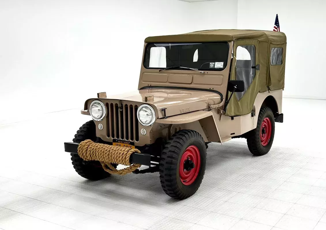 4,393 Miles/134.2ci Go-Devil I4/Dana 25 & 44 Axles/BW T90 Manual/Go Anywhere 1949 Willys CJ3A