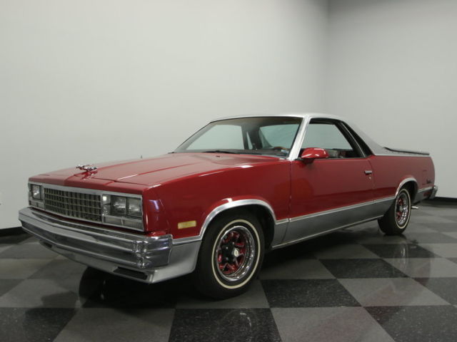 4.3L VORTEC V6, COLD R134 AC, APPRECIATING CLASSIC W/MODERN APPEAL, GREAT VALUE! 1986 Chevrolet El Camino