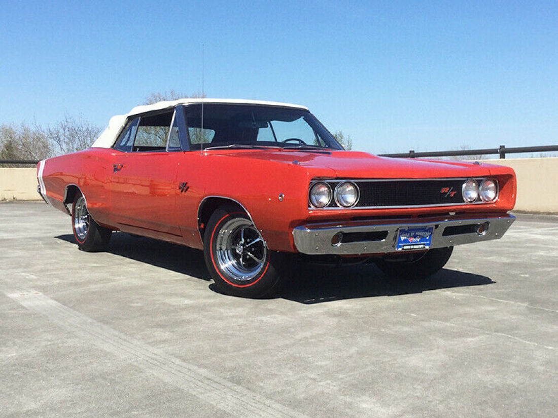440-375 HP, #s match, one of 519 produced 1968 Dodge Coronet R/T Convertible