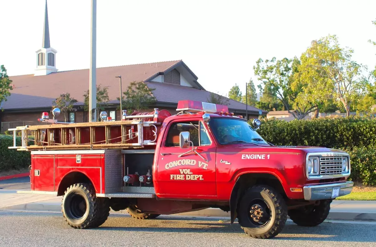440 4x4 fire truck by Pierce mini pumper brush truck w400 all original rare 1977 Dodge Power Wagon 4x4 fire truck by Pierce mini attack pumper brush truck