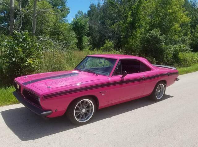 440 Panther Pink 1968 Barracuda Notchback FRAME OFF ROTISSERIE RESTORATION! 1968 Plymouth Barracuda