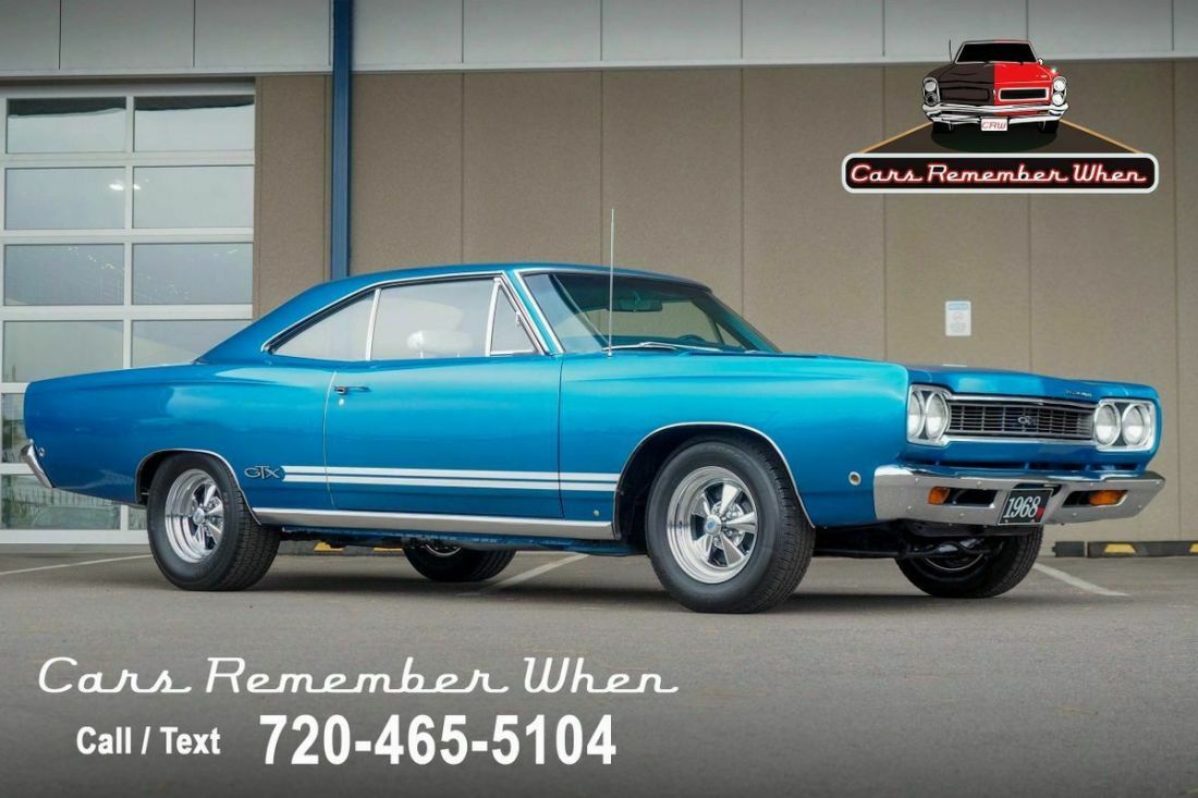 440 V8 4-Speed Blue 1968 Plymouth GTX Track Pak Dana 60 - 440 - 4-Speed - Stunning