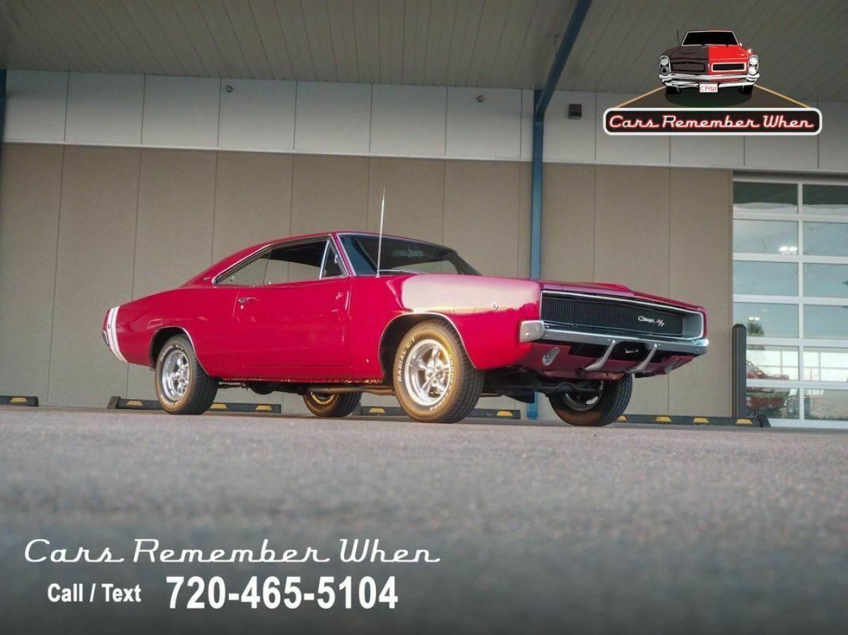 440 V8 727 Red 1968 Dodge Charger Beautifully Restored - 440 V8 - Automatic