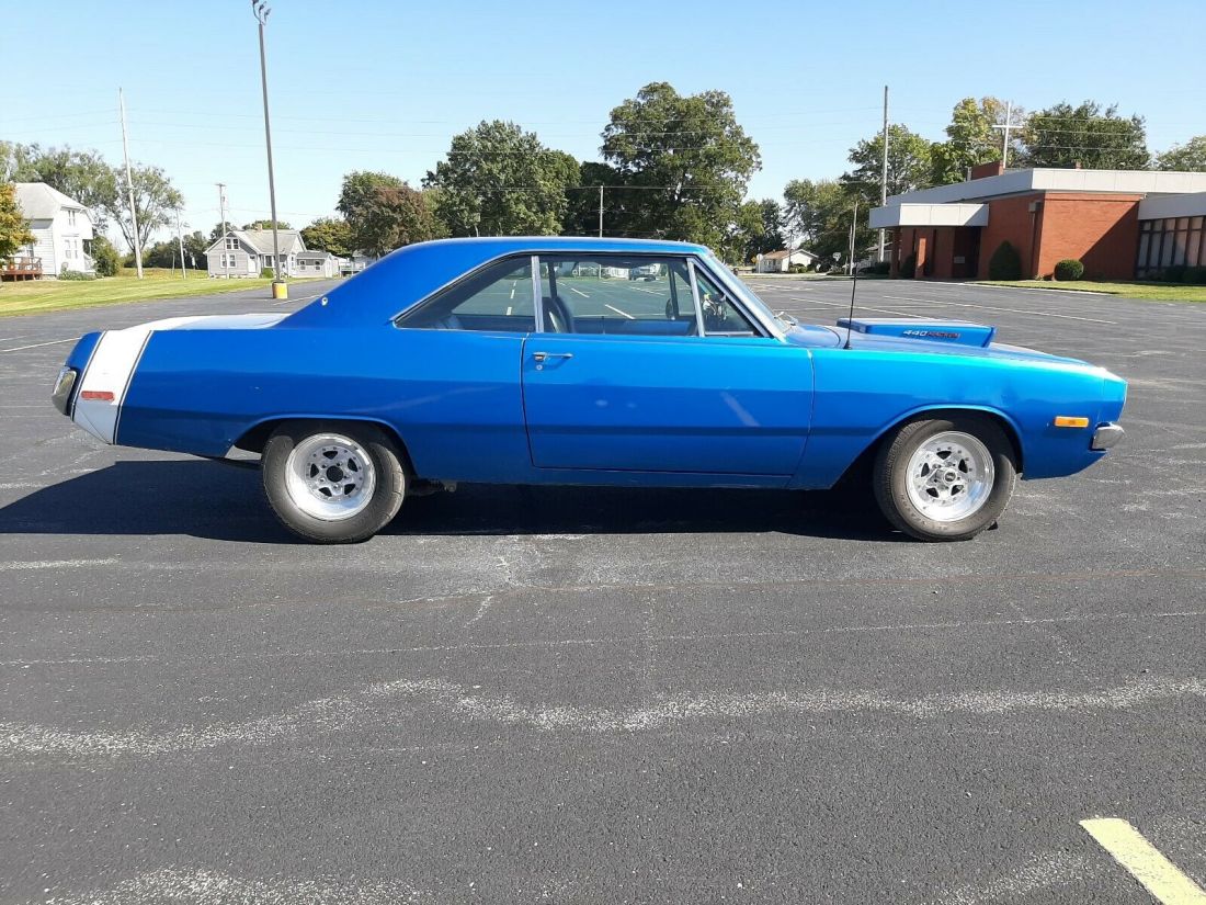 440 with built 727 and 9in ford hotrod ratrod streetrod dragcar racecar mopar 1972 Dodge Dart