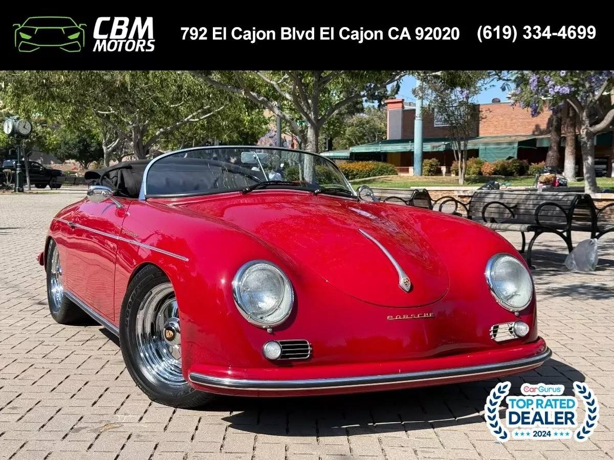 4446 Miles Red 1956 Porsche 356