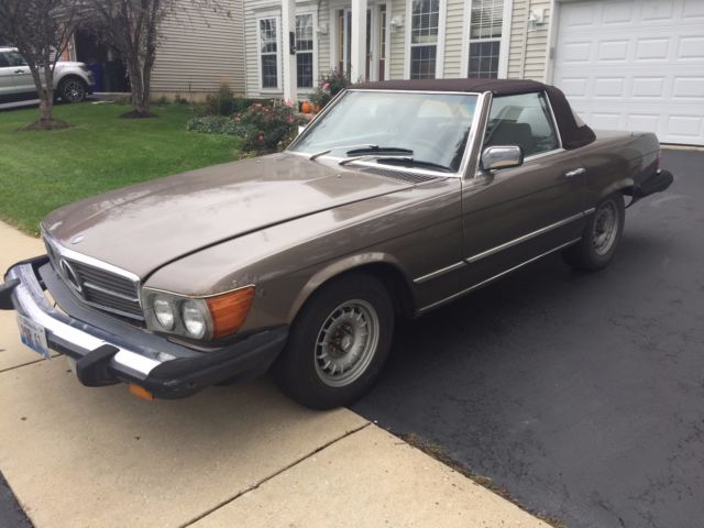 450SL Mercedes Benz Roadster Convertible only 78k miles 1980 Mercedes-Benz 400-Series 450SL