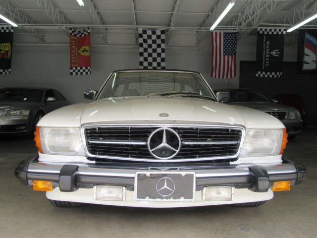 450SL ONLY 78000 MILES FLORIDA CAR RARE AND PACKAGE PEARLWHITE 560SL 560 SL 450S 1979 Mercedes-Benz SL-Class