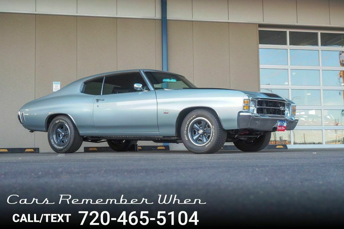 454 V8 4-Speed Manual Silver 1971 Chevrolet Chevelle Frame-Off Restoration