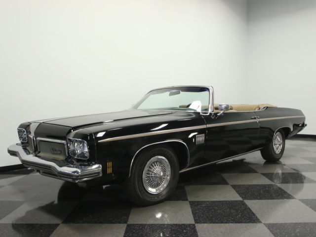 455 BB V8, PW, PS, PB W/FRNT DISCS, PWR TOP, R134a A/C, SLICK PAINT, BEAUTIFUL!! 1973 Oldsmobile Delta 88 Convertible