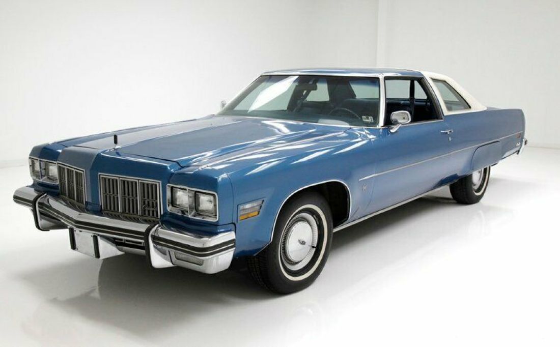 455ci V8/Straight Rust Free Body/Clean Interior/Actual Miles 1975 Oldsmobile 98 Hardtop
