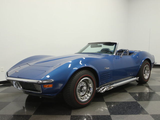 45K ACT MILES, #'S MATCH 350, CORRECT COLORS, 4 SPD MAN, PW, PS, 4 WHEEL DISCS!! 1971 Chevrolet Corvette