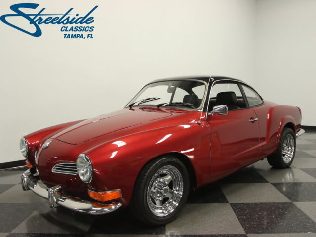 $45K COMPLETE RESTO, SHOW QUALITY, GORGEOUS PAINT & INTERIOR, UPGRADED SUSP, AC! 1973 Volkswagen Karmann Ghia Custom
