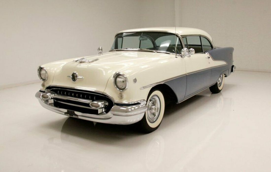 45K Original Miles/324 Cubes/4-Barrel Q-Jet Carb/Rust Fee Panels with Good Gaps 1955 Oldsmobile Super 88