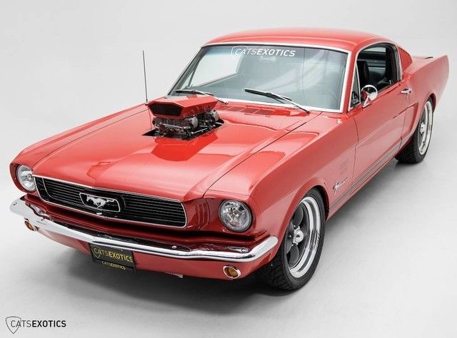 466ci 429 V8 Motor - Heavy Duty C6 Transmission - Coilover Suspension - 1966 Ford Mustang Fastback