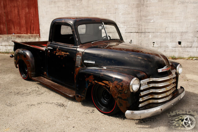 1950 Chevrolet C-10 Slammed Suspension 3100 Hot Rod Patina Shop Truck