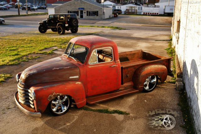 1951 Chevrolet C-10 Slammed Suspension 3100 Hot Rod Patina Shop Truck - photo 4