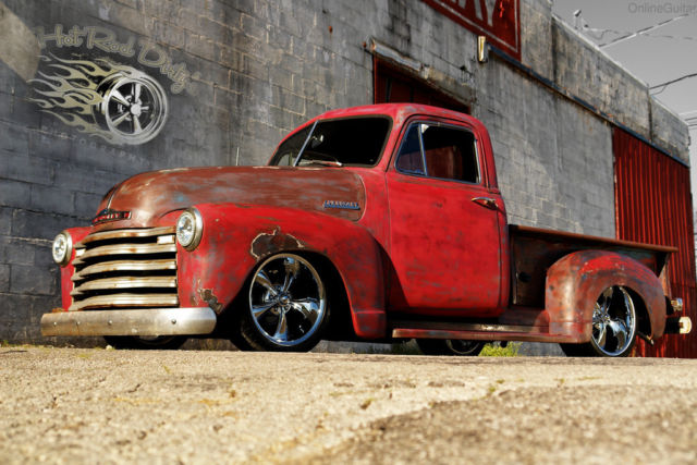 1951 Chevrolet C-10 Slammed Suspension 3100 Hot Rod Patina Shop Truck - photo 9