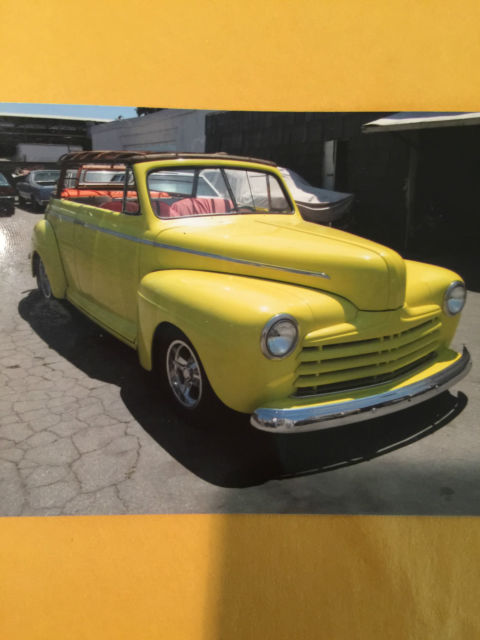 47 Ford Custom Convert 2 Dr Sdn 1947 Ford Other
