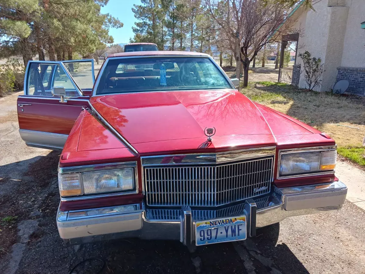 47600 miles, 1991 Classic Red Cadillac Brougham D Elegance P4D 1991 Cadillac Other